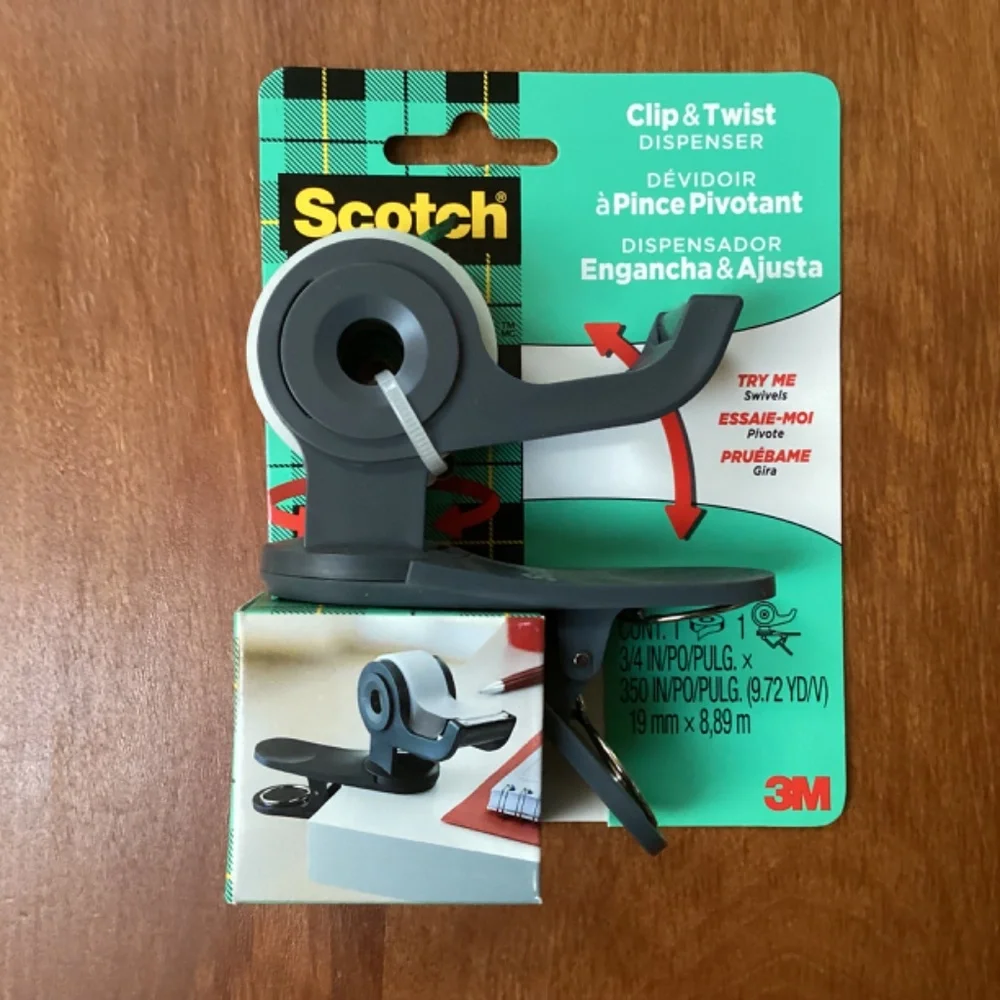 Scotch Clip & Twist Dispenser New